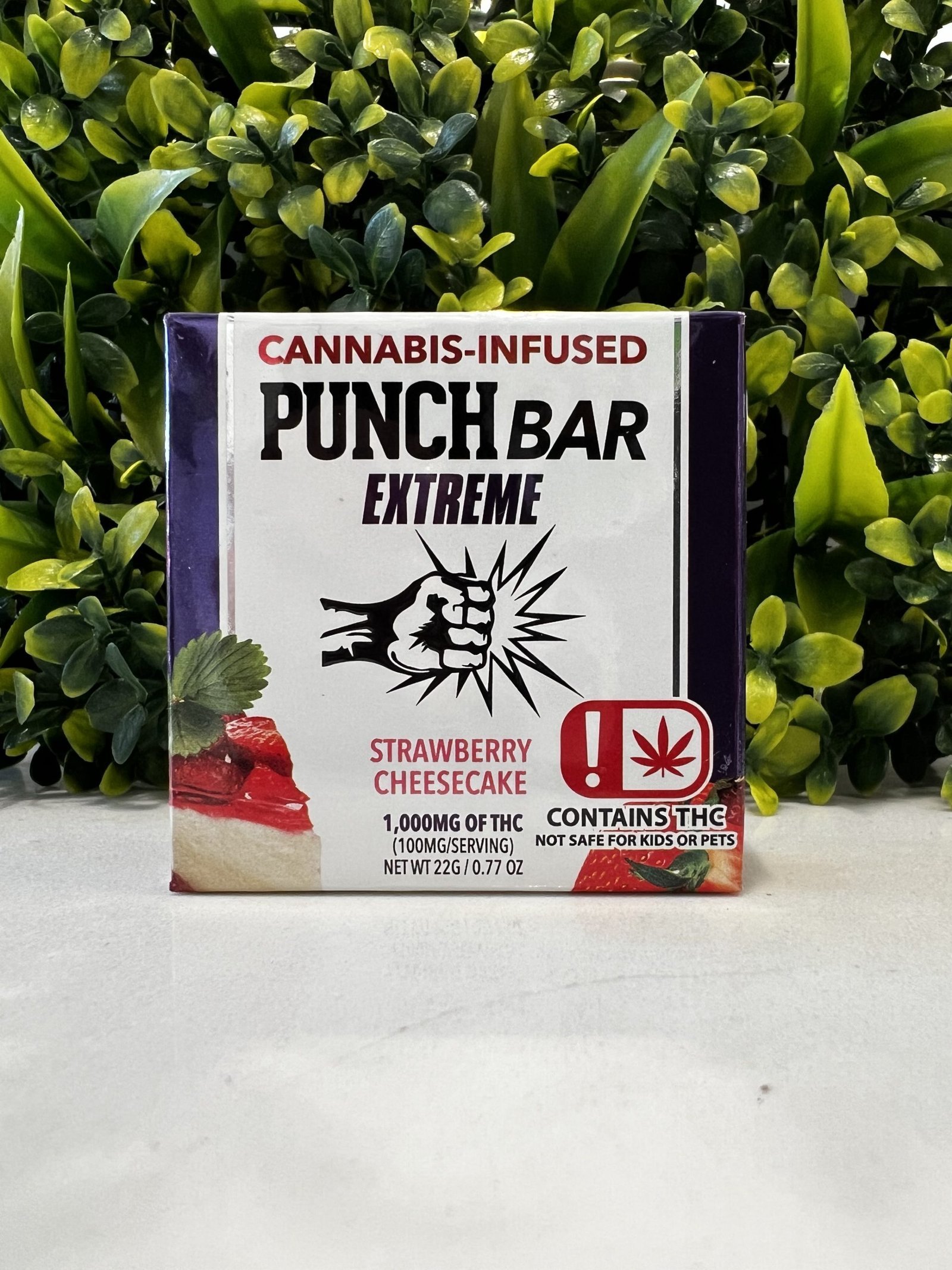PUNCH BAR EXTREME- 1000MG- STRAWBERRY CHEESECAKE