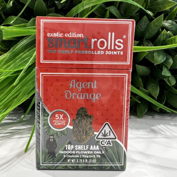 SMART ROLLS- TOP SHELF PRE ROLLED JOINTS- AGENT ORANGE