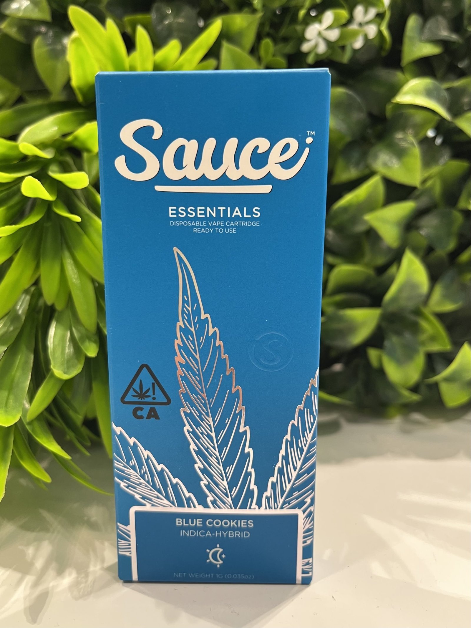 SAUCE- DISPOSABLE 1G LIVE RESIN INFUSED- BLUE COOKIES