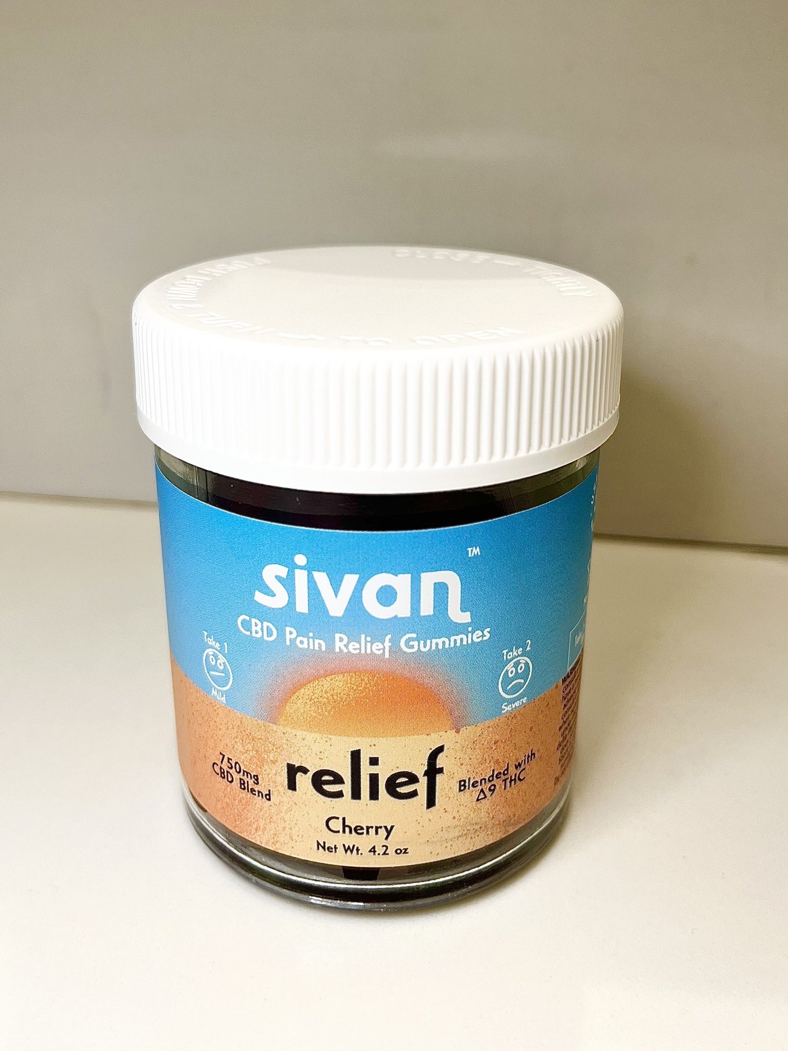 Sivan- CBD Gummies- (RELIEF) 750mg- CHERRY