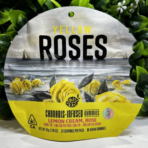 Lemonade By Cookies- Cannabis Infused Gummies- Lemon Cream Rose