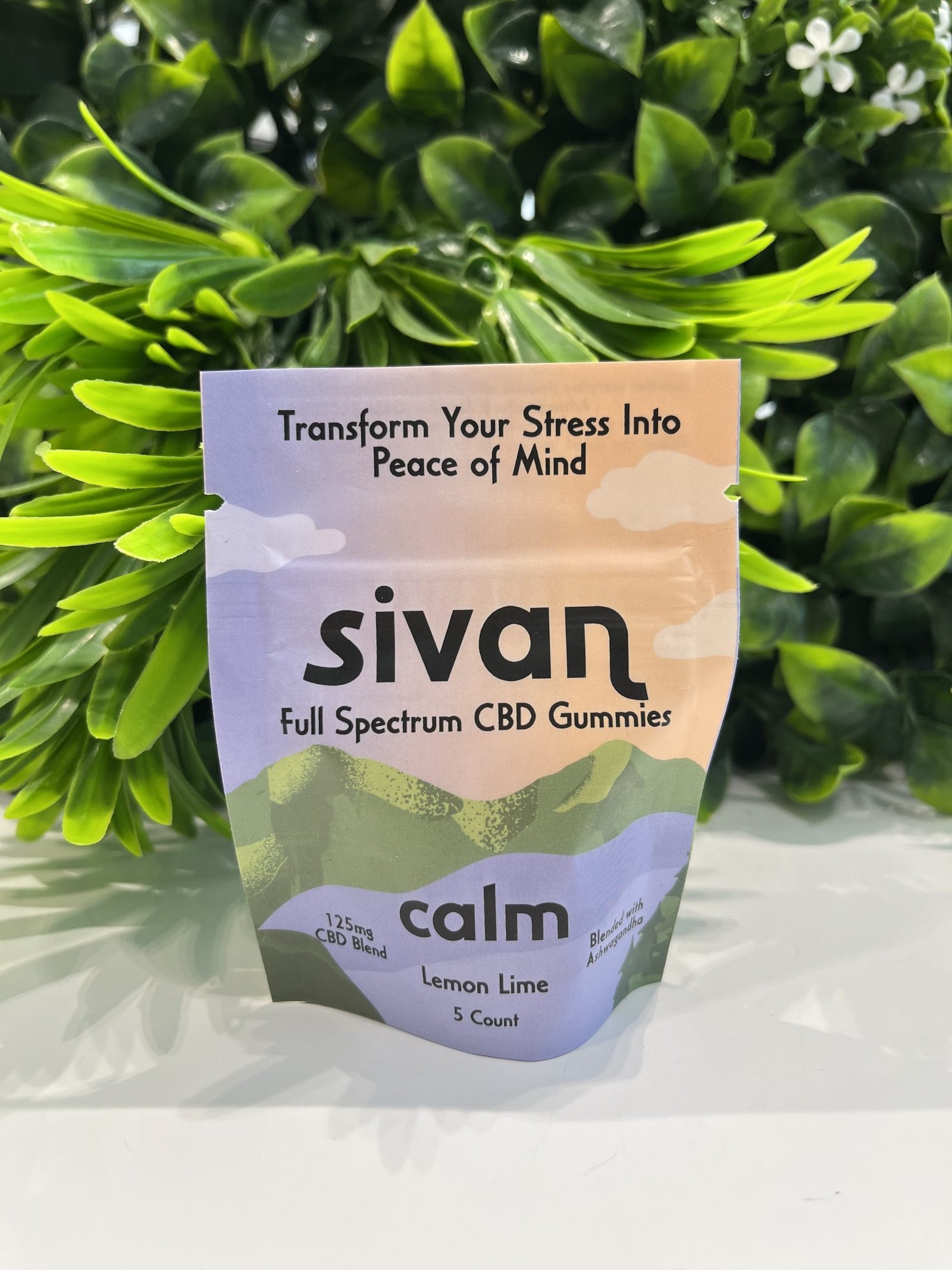 Sivan- CBD Gummies- (CALM) 125MG- LEMON LIME