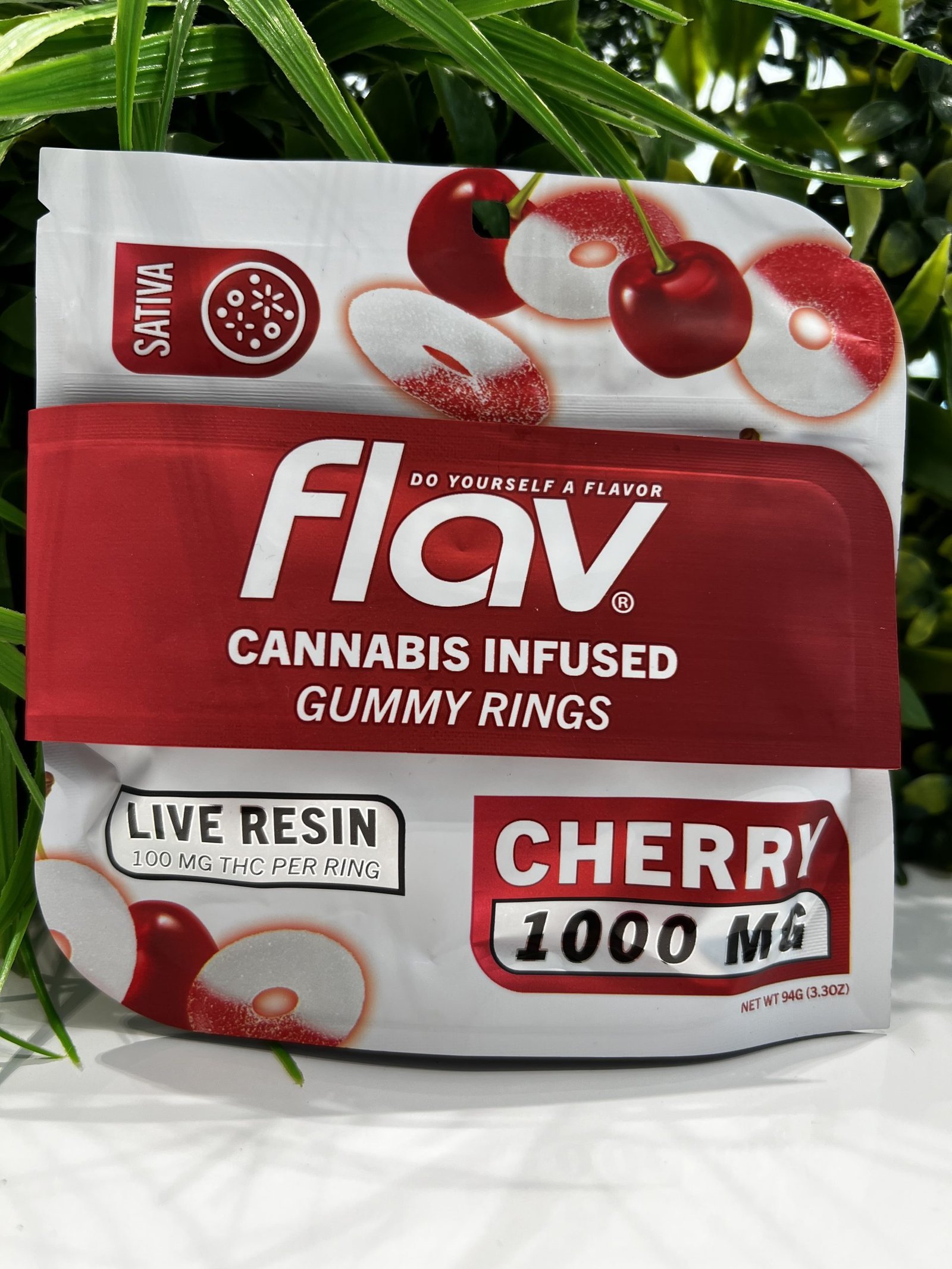 FLAV RINGS- 1000 MG- SATIVA- CHERRY