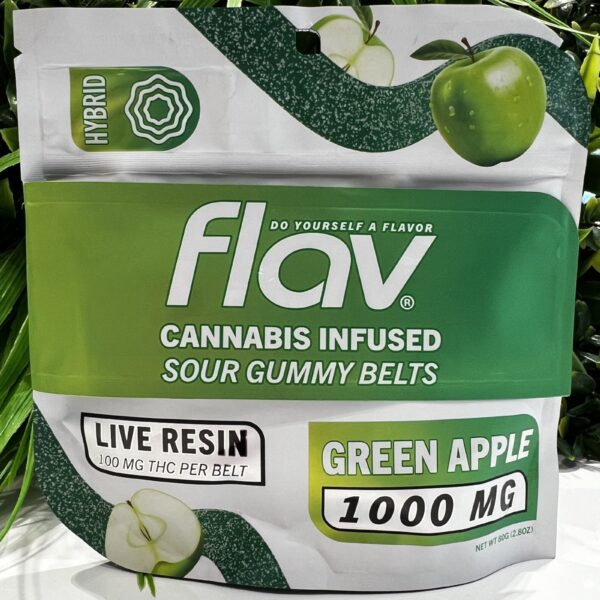 FLAV BELTS- 1000 MG- HYRBID- GREEN APPLE