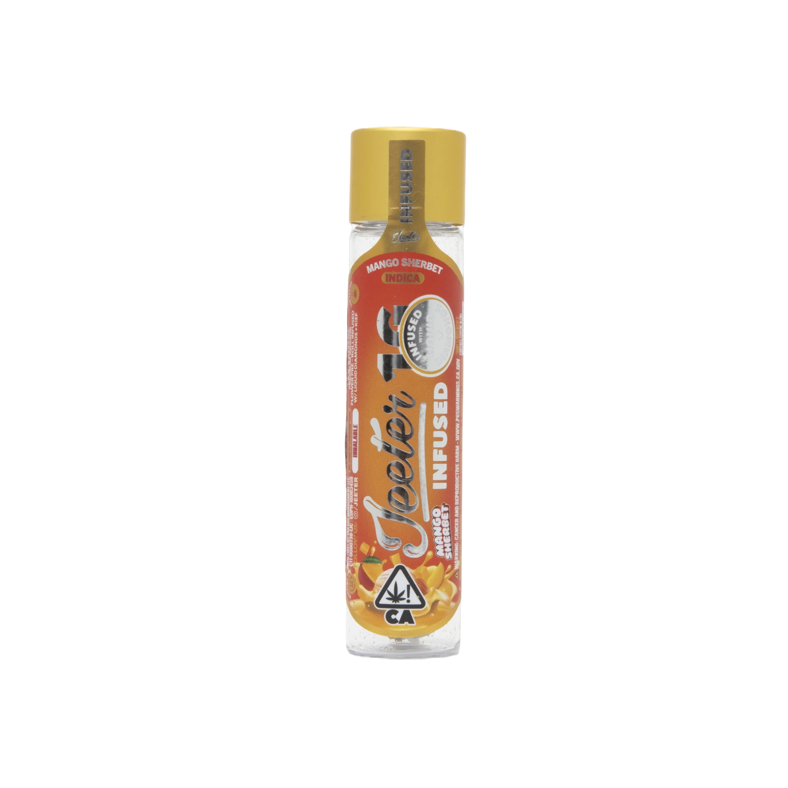JEETER DIAMOND INFUSED PRE-ROLL- 1G – MANGO SHERBET