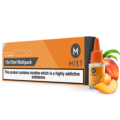 Juicy Peach Vape Juice (10x10ml)
