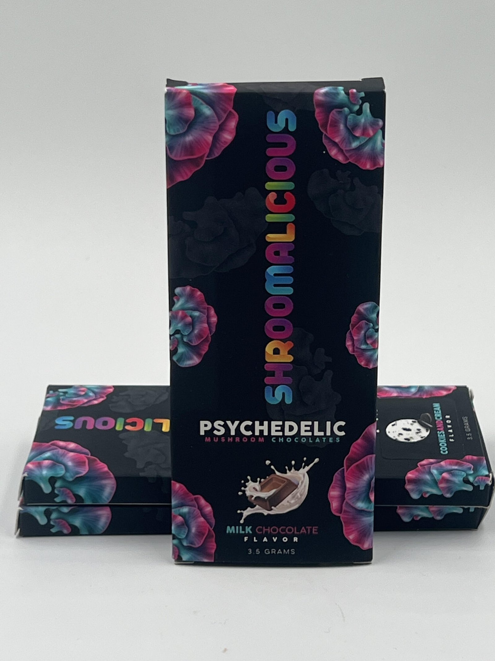 SHROOMALICIOUS PSYCHEDELIC MUSHROOM CHOCOLATE BAR 3.5G (Milk Chocolate) $35