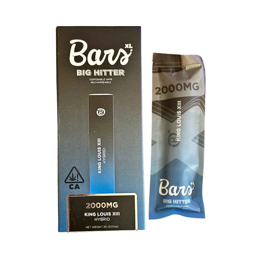 BARS- DISPOSABLE VAPE 2G- KING LOUIS XIII