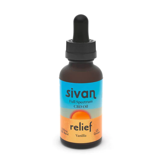 Sivan- CBD Oil- (RELIEF) 1500mg- Vanilla