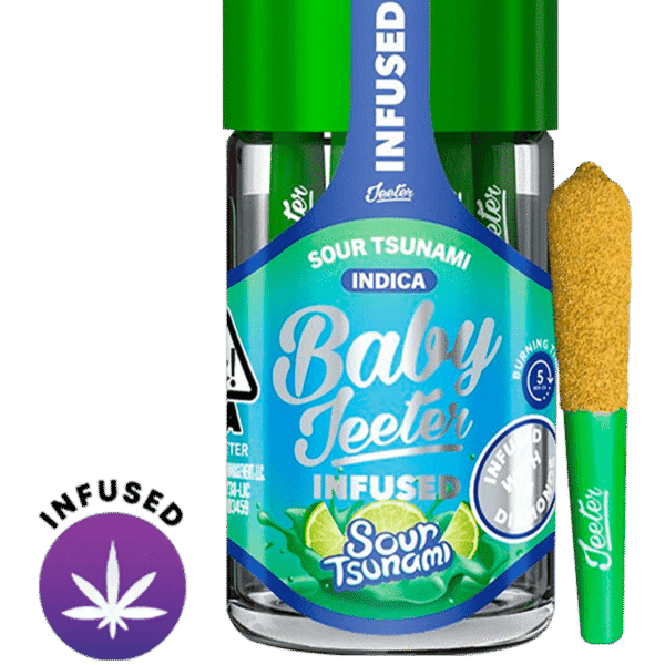 BABY JEETER INFUSED PRE-ROLLS- SOUR TSUNAMI