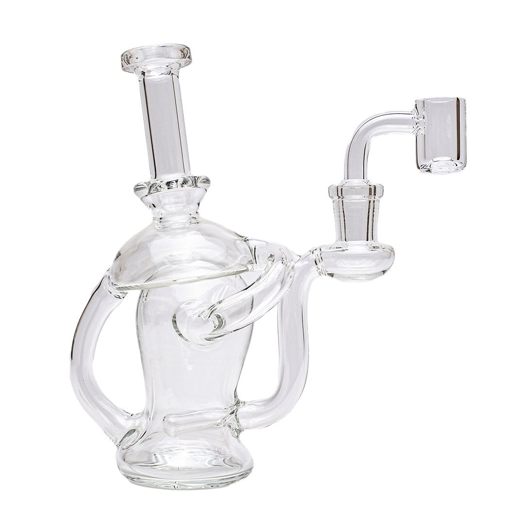 The Thunderdome Recycler Dab Rig with Quartz Banger