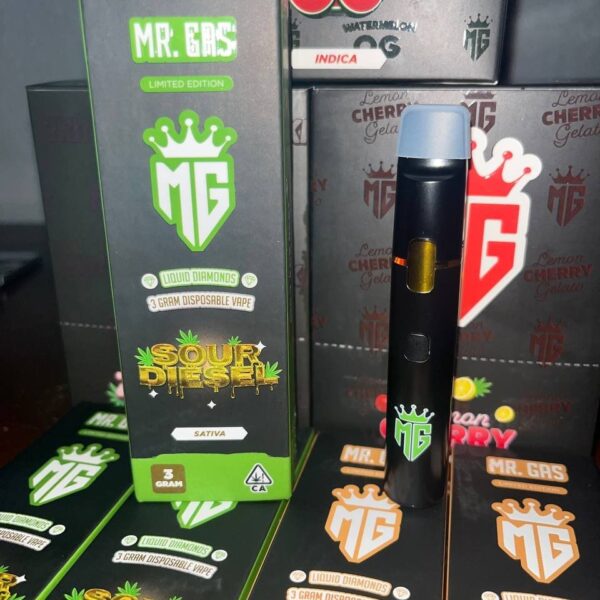 Mr Gas 3G liquid diamonds disposable vape pen