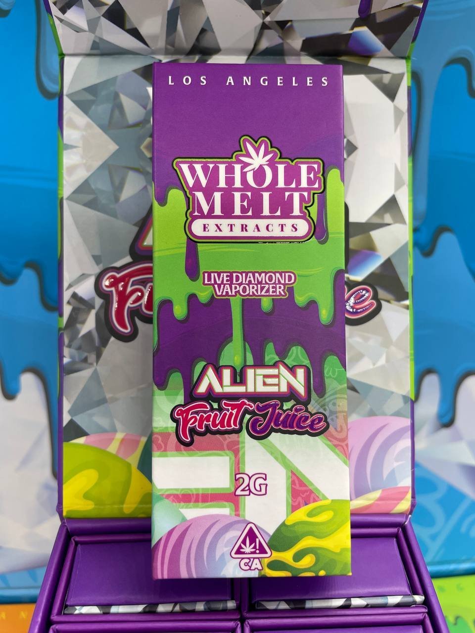 Wholemelts 2g disposables live diamond extracts
