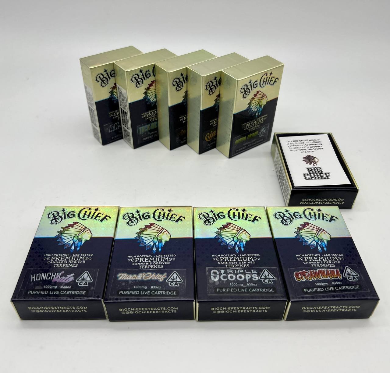 BIG CHIEF LIVE RESIN 1G CARTS