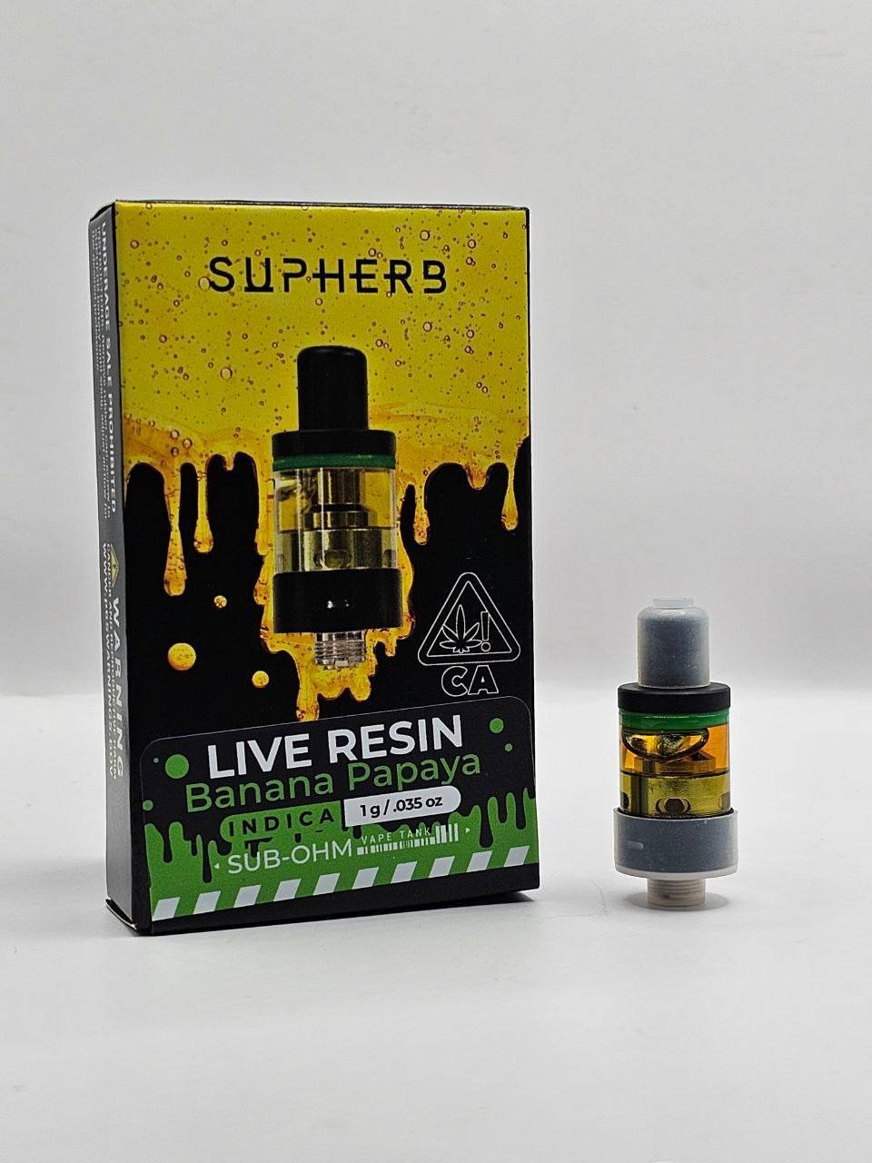 Supherb Live Resin 1 gram carts