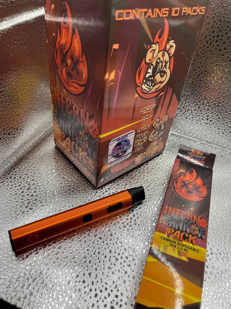 Inferno cannons 2g disposables liquid diamond