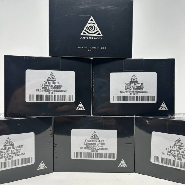 Anti gravity 1g cartridges