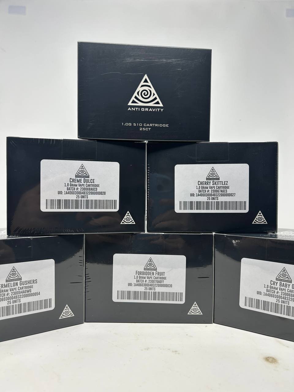 Anti gravity 1g cartridges