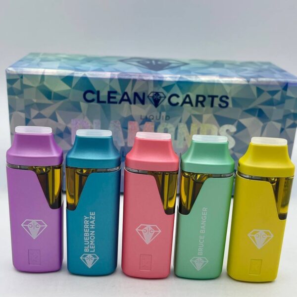 Clean carts Liquid diamond + live resin 2G disposable