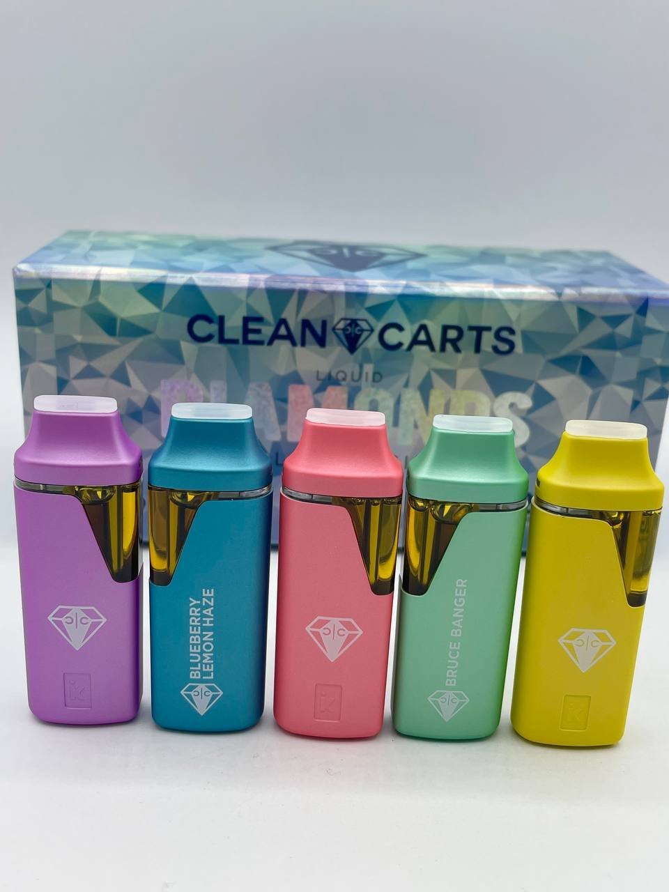 Clean carts Liquid diamond + live resin 2G disposable