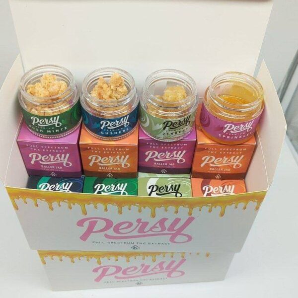 Persy Crumble and badder 1oz concentrate baller box