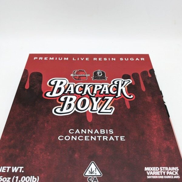 Backpack Boyz Premium Live Resin Sugar 1oz jar