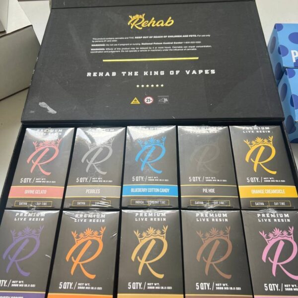 Rehab 3 Gram premium live resin disposable