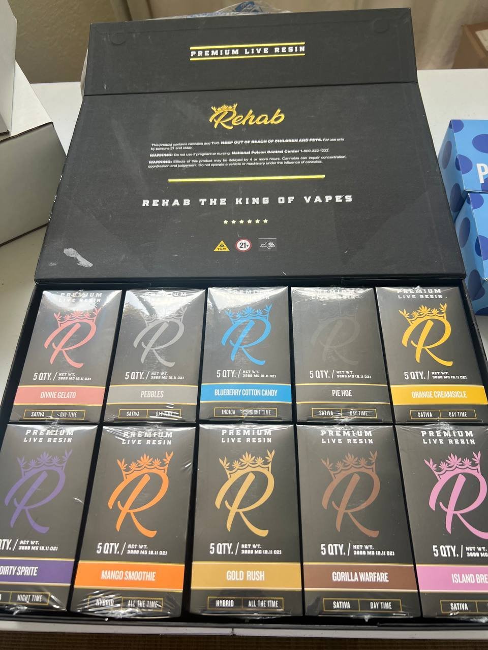 Rehab 3 Gram premium live resin disposable